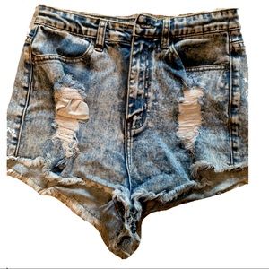 Cut-off Jean Shorts